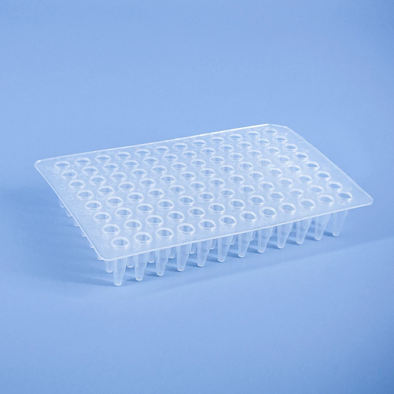 0.1ml  96 Well Plate With Non-Skirt For PCR Reaction Lab Test With High Quality PCR Plate