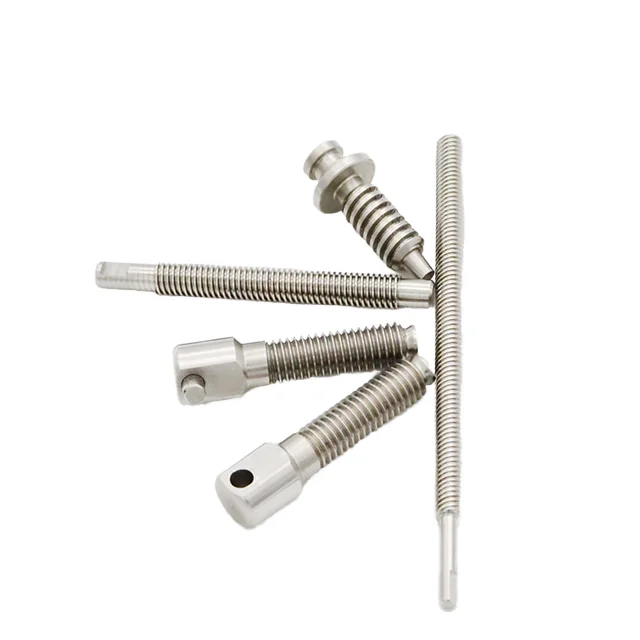 CNC mechanical machining customized ball screw  nut ball screw parts with CNC end machining
