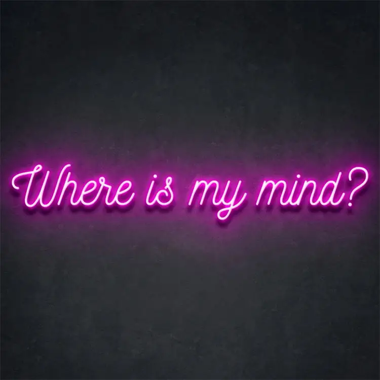 Acrylic board led light custom lighting up letters what if i fall  led neon sign for advertising home decor