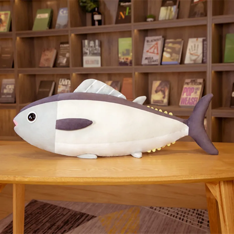 Wholesale Hot Selling Stuffed Marine Animals Toy 65 cm Bluefin Tuna Fish Soft Plush Toy