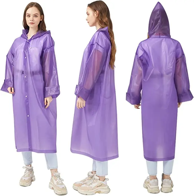 Rain Ponchos Rain Jackets Raincoats for Men Women Plastic Rain Gear Impermeable EVA Travel Poncho Motorcycle Raincoats RAINWEAR