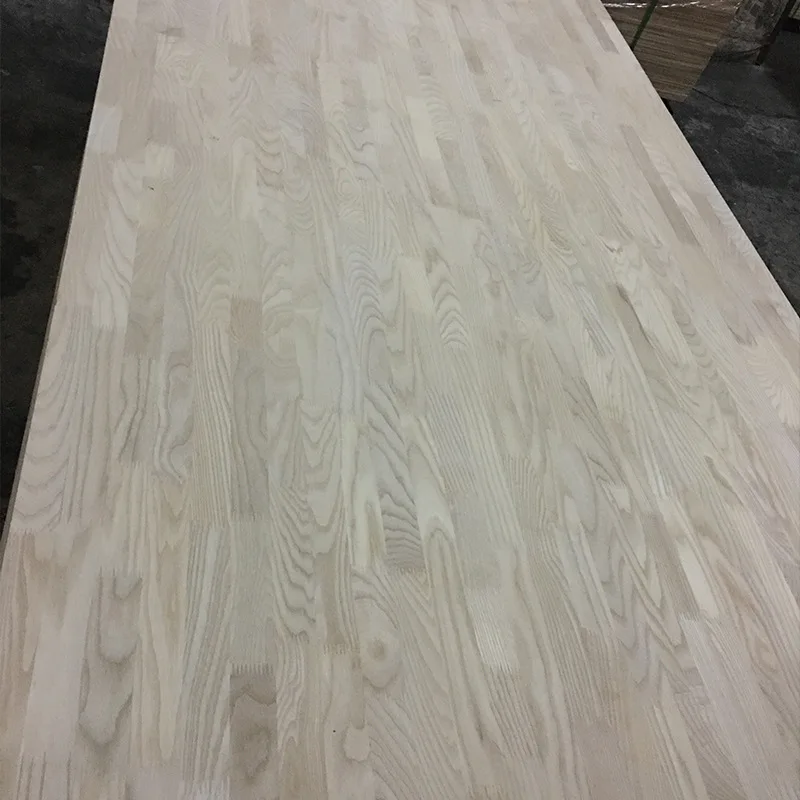 18Mm Or Customized Thickness Ash Wood Finger Joint Board E0 E1 Edge Glue Board For Indoor Furniture Woodworking Products