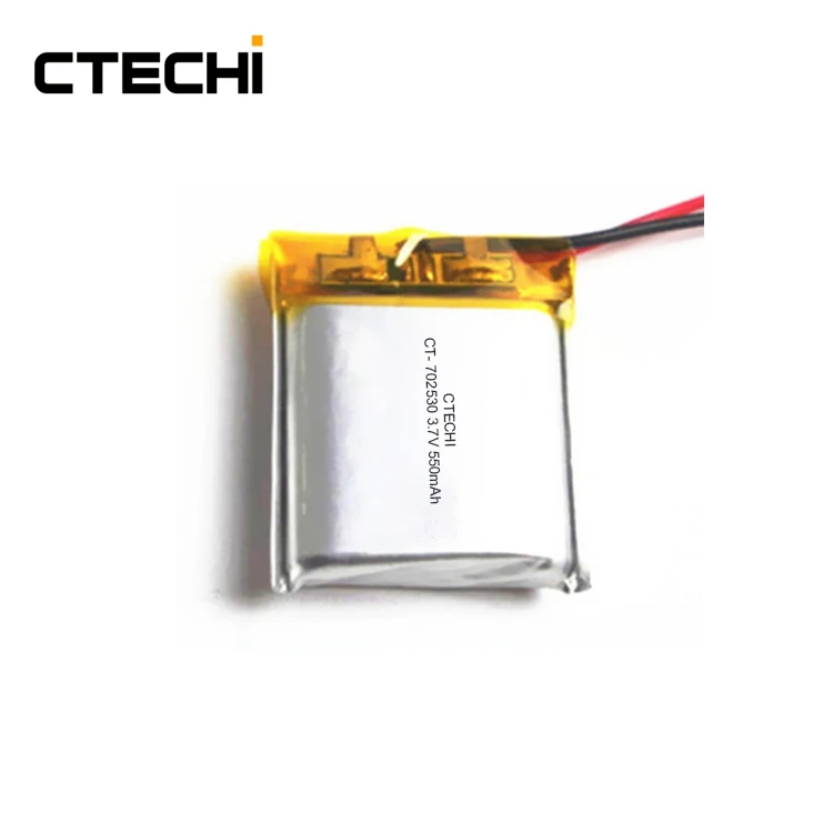 CTECHI 3.7V 500mAh Rechargeable Li-ion Polymer Battery For headset speaker mouse  702530
