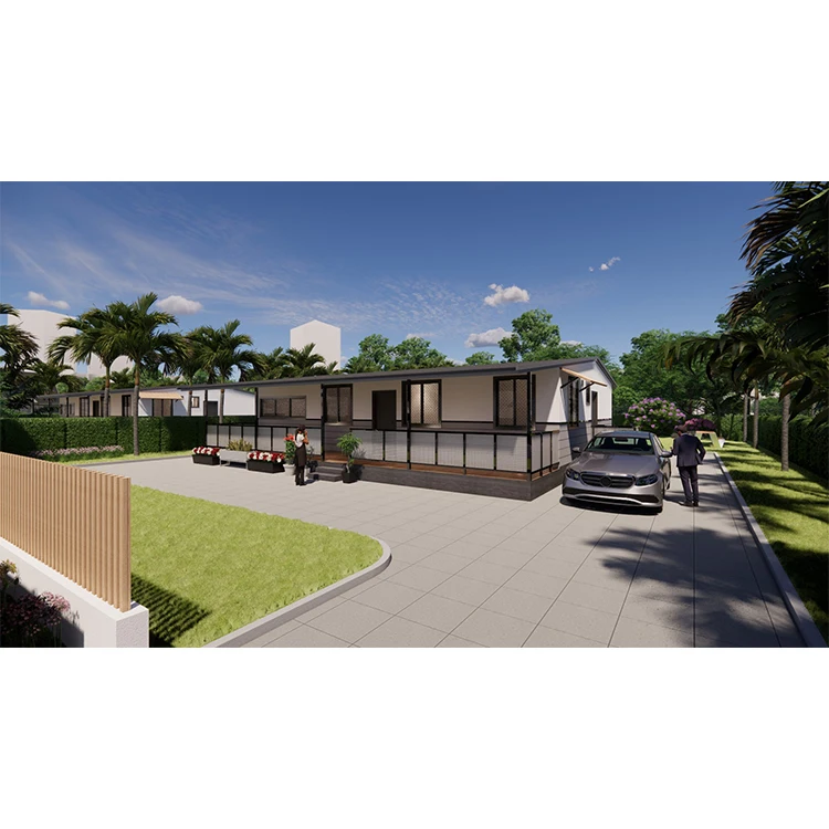 OYYF Portable Residential Housing Three Bedroom Container House  prefabricated Town House  transportable home