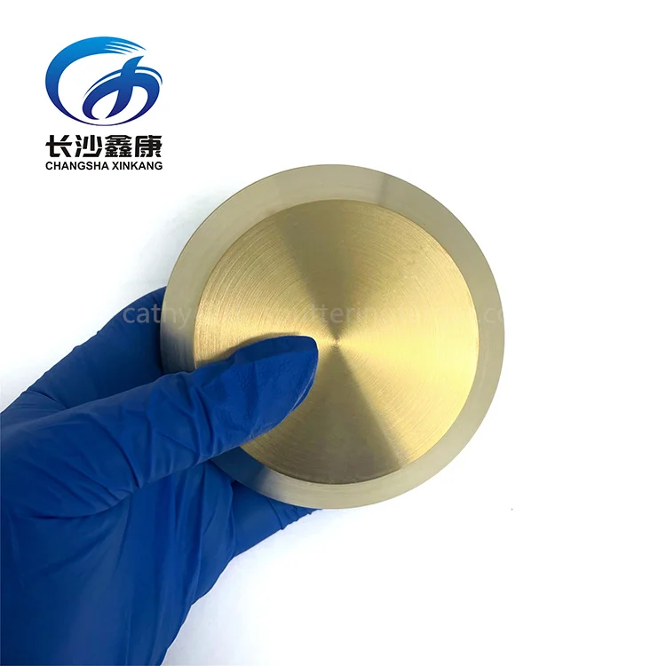 99.95% Copper Aluminum Sputtering Targets CuAl10wt% Alloy Cathode for Semiconductor
