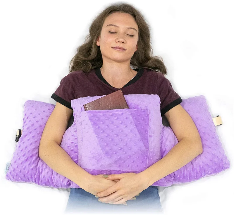 100% Polyester Breast Cancer Surgery or Breast Reduction Soft Lumpectomy Pillow Post Surgery Mastectomy Pillow Chest Pillow