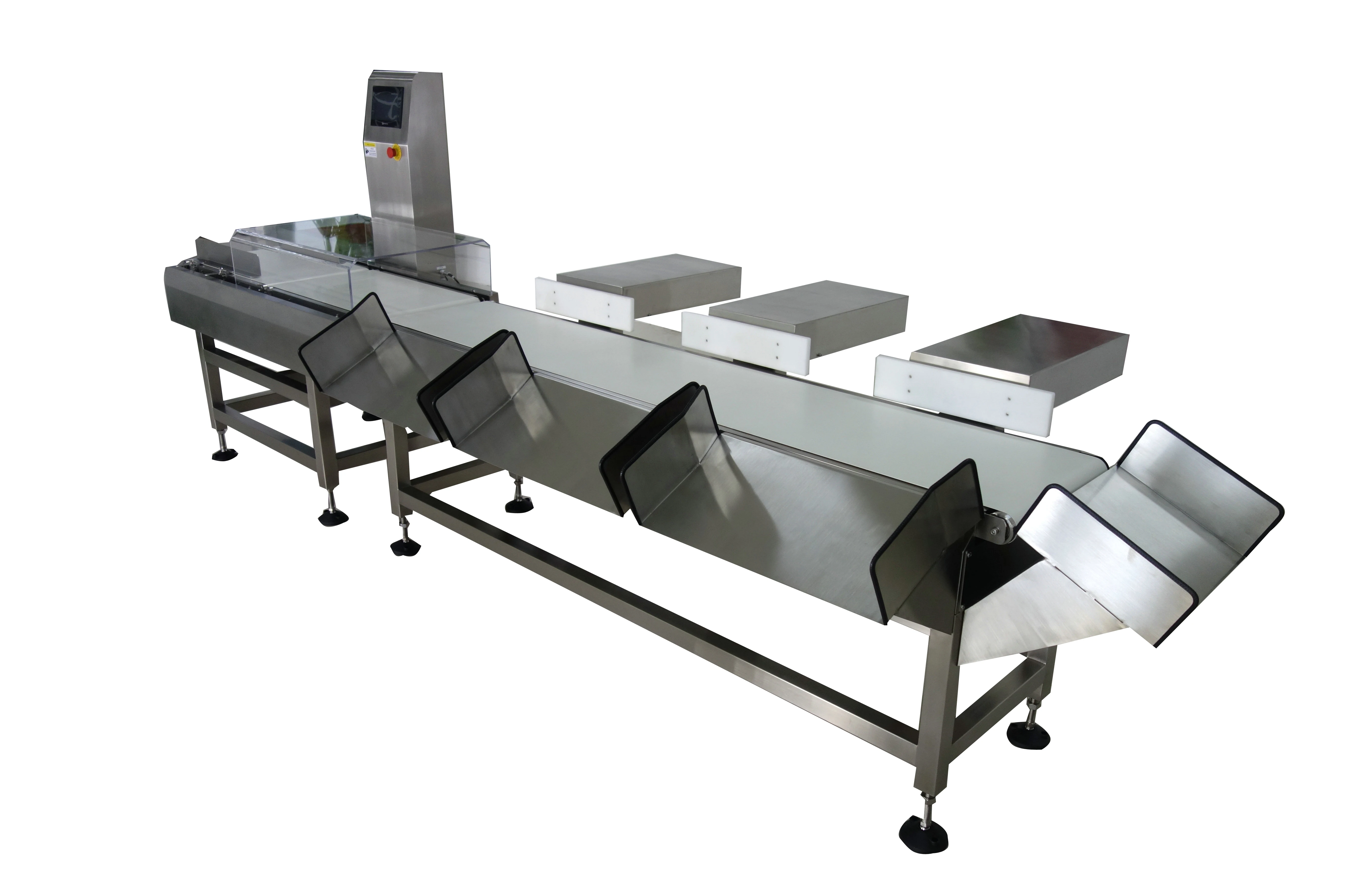 Customized size automatic online checkweigher weight sorting machine for fish