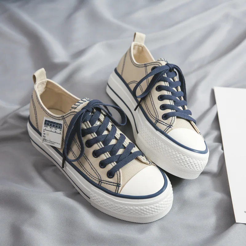 Board large size designers women Shoes Platform  Fashion Trending Casual canvas shoes woman sneaker