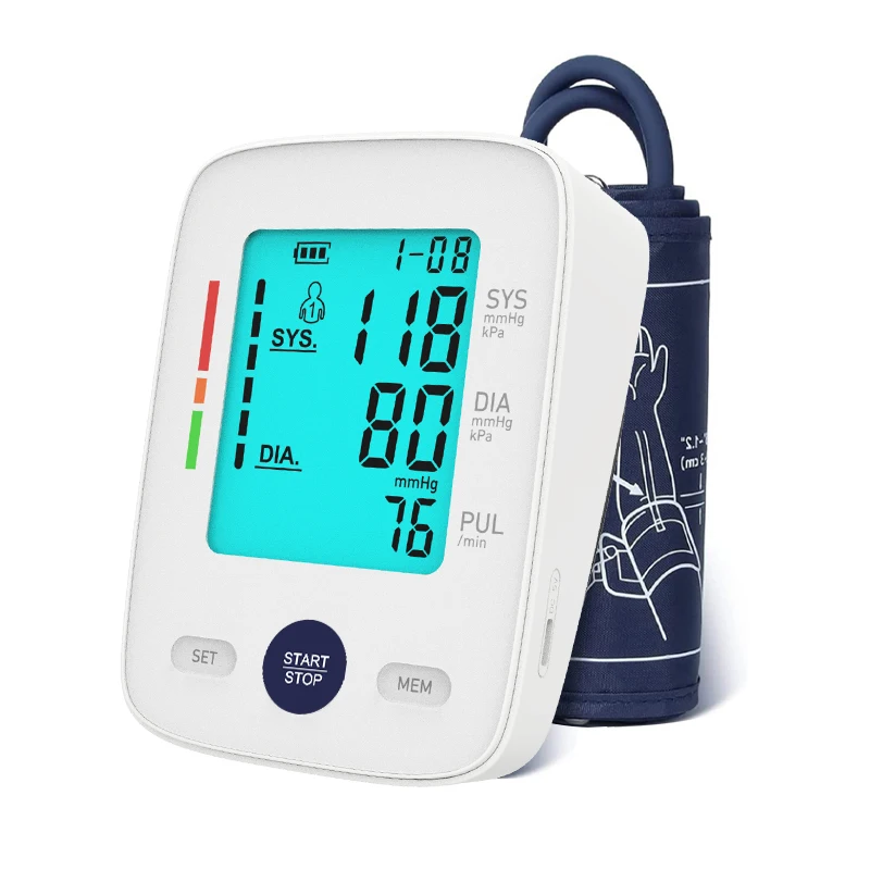 The latest CE certified home medical grade BP robotic arm digital blood pressure monitor