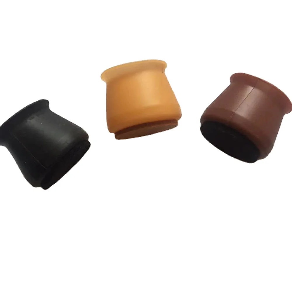 Chair Leg Caps Silicone Floor Protector Round Furniture Table Feet Covers chair leg covers brown