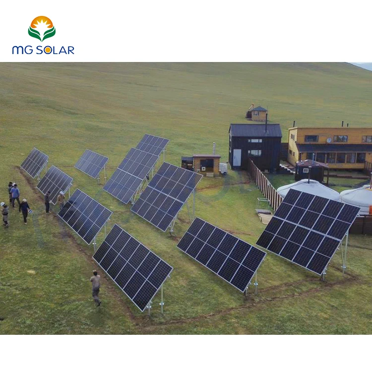 Factory Price Green Energy Power Plant Solar Panel Fixing Open Terrain Installation Bracket Galvanized Steel Ground Mount System