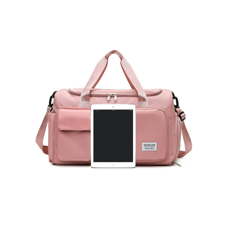 Gym Bag Women Custom Logo With Shoe Compartment Travel Bag Sport Shoulder Bag