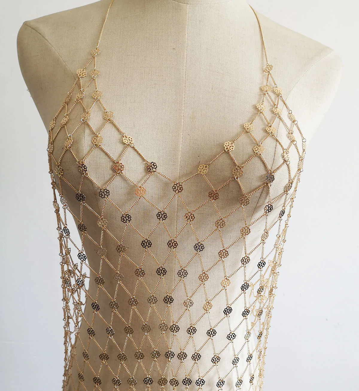 Fashion jewelry chain dress for women