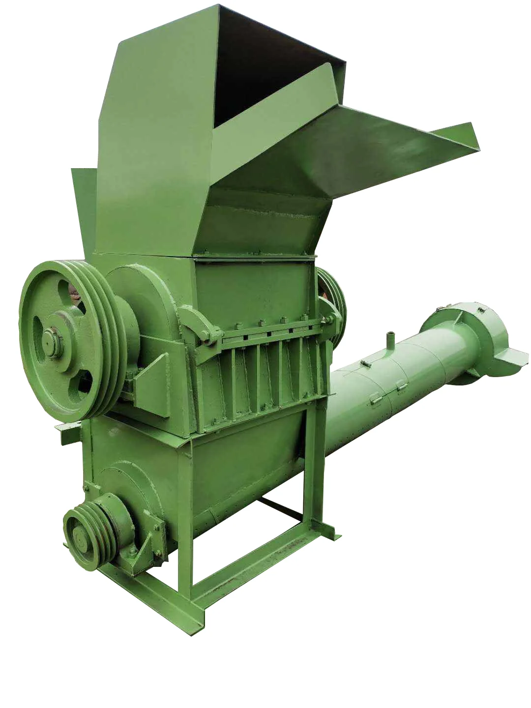 Waste hard plastic crusher small used pet recycling machine rubber tire shredder/grinder/crusher for sale