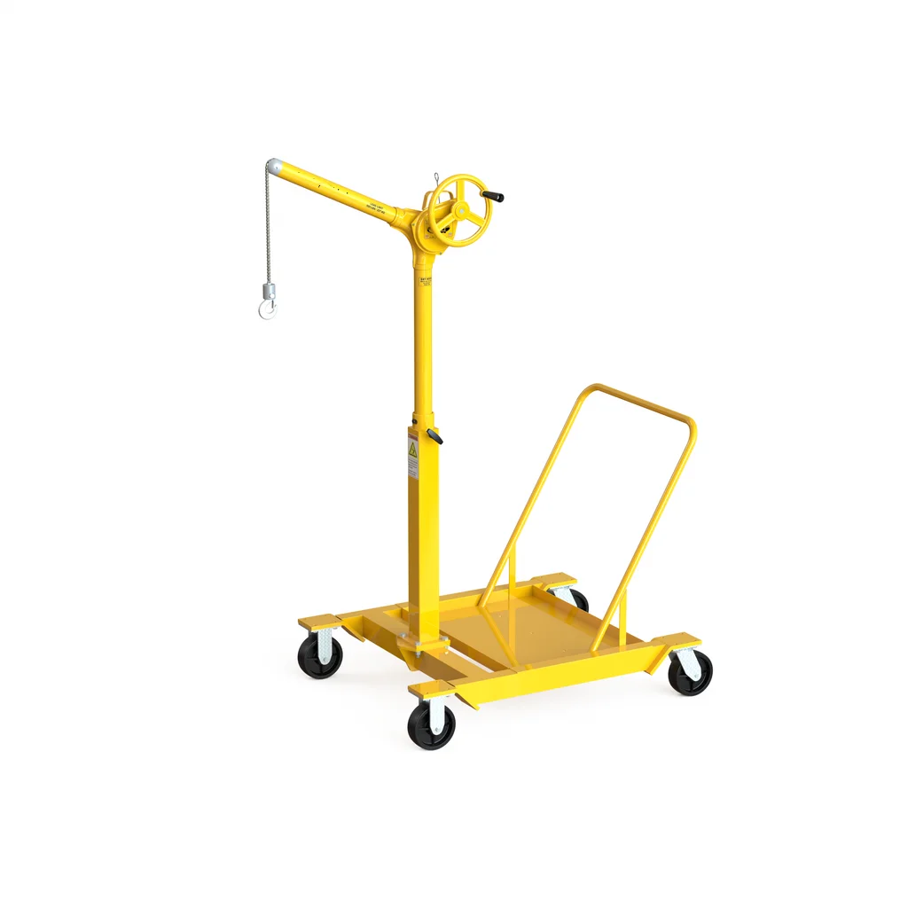 200kg 300kg 500kg Mobile mini crane Portable Small Lift Floor Crane Foldable Shop crane