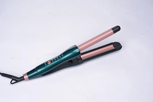 Профессиональные 3-дюймовый Резина чувствовать себя утюжок для волос щипцы для завивки волос с зубцы расчески для палочки Быстрый Подогрев волосы щипцы для завивки волос Электрический