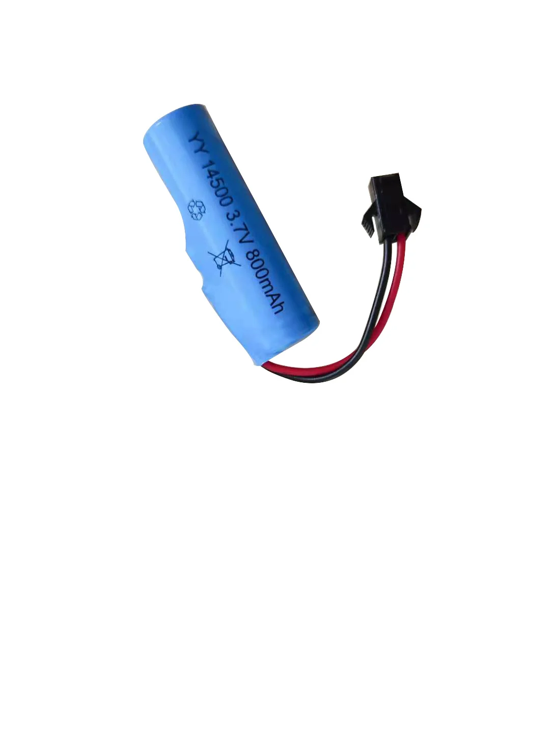 Guaranteed after-sales service Battery rechargeable lithium battery pack 14500 3.7V  800mah SM-2P