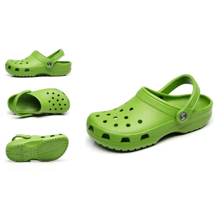 Custom Luxury Famous Designer Summer Beach Slides Sandals Outdoor EVA Croc Slippers for Men