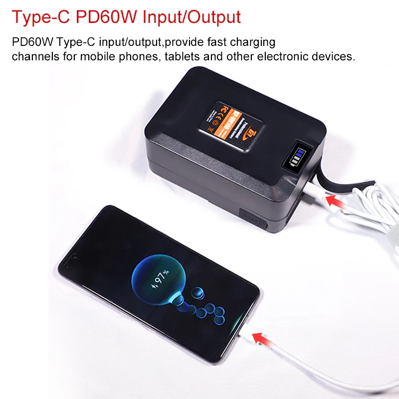 TPF 14 8 V 10000 мА/ч V-Mount литий-ионная аккумуляторная батарея литий-ионного лития 148Wh V-Lock для литий-ионных аккумуляторов профессиональные фотографы и