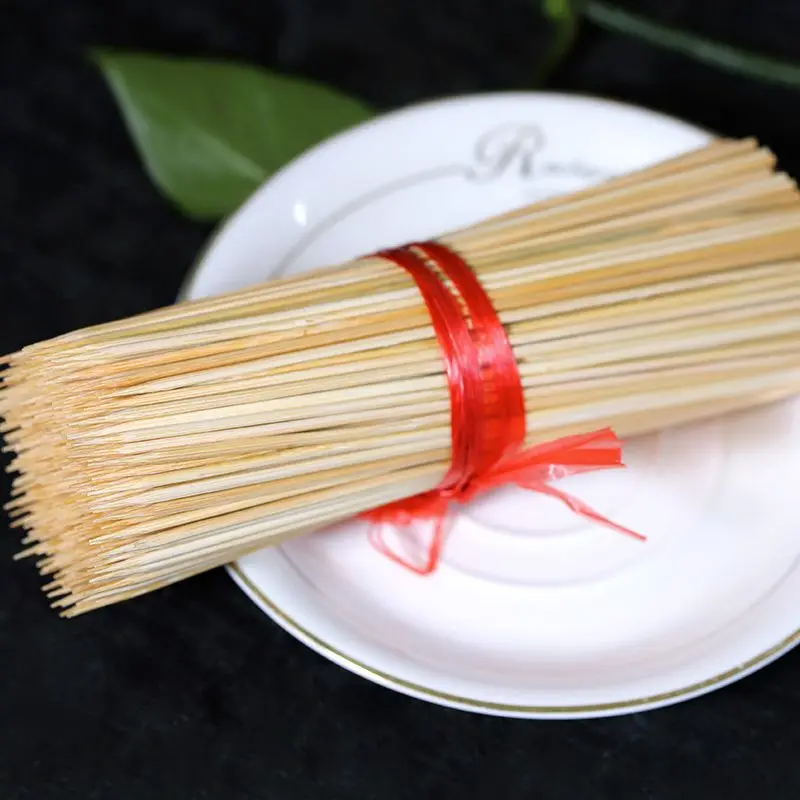Eco-friendly Biodegradable Popular Factory-direct Hot Sell Wholesale Cheap Price Own Brand Round Bamboo Skewer