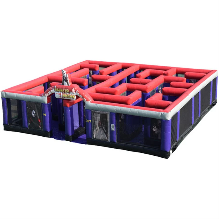 commercial children play inflatable obstacle course inflatable maze inflatable labyrinths castle