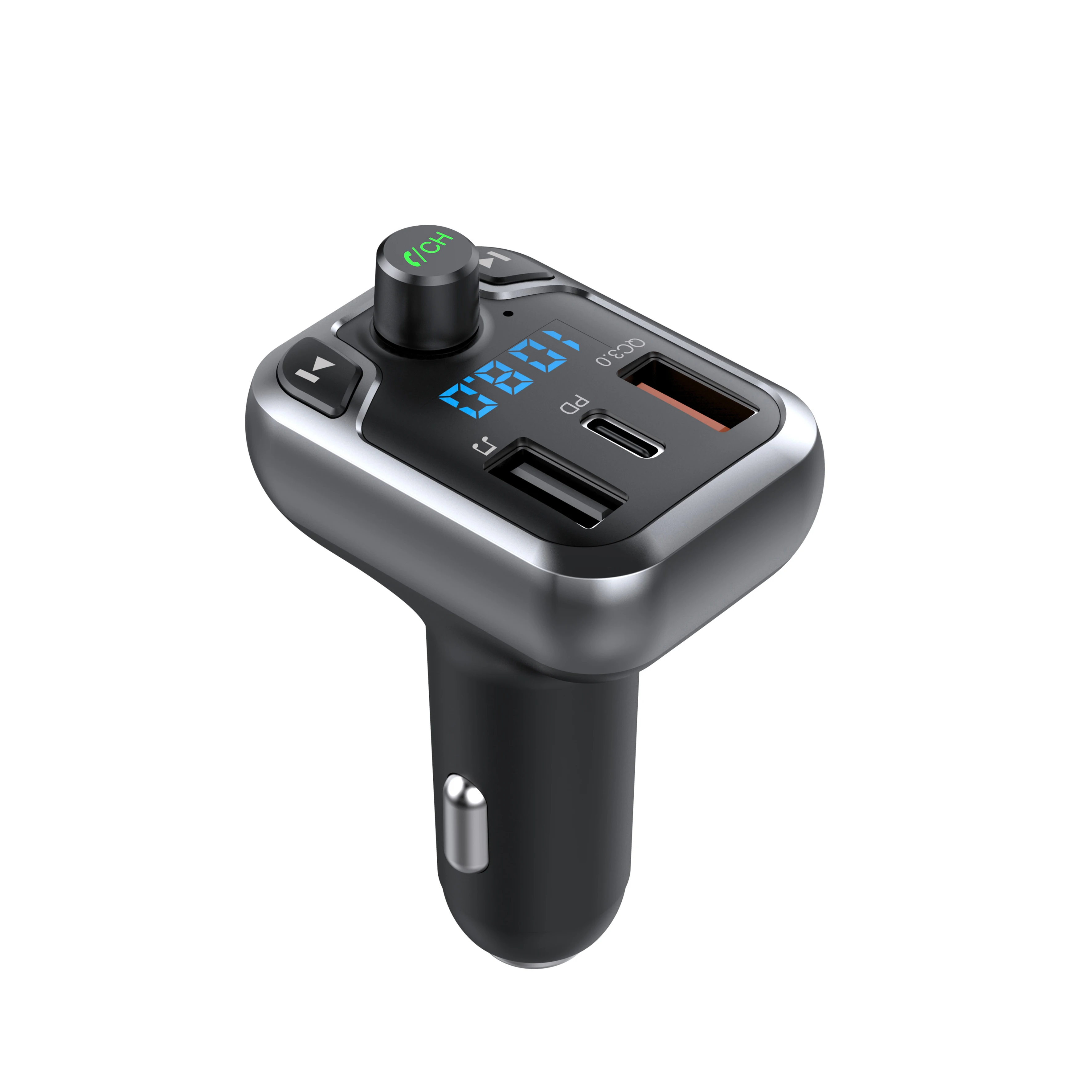 Фабрика T68 AUX Bluetooth беспроводной модулятор адаптер USB + PD быстрое зарядное устройство BT автомобильный комплект FM-радио Mp3 музыкальный плеер Автомобильный FM-передатчик
