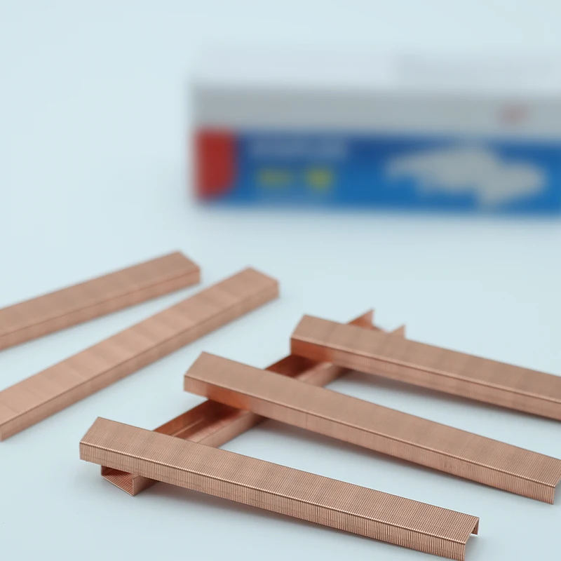 Factory supply low price of copper coated 24/6 office staples
