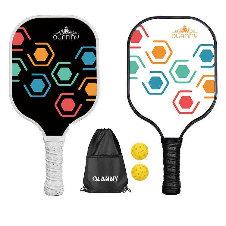 New Arrival USAPA Approved Glass Carbon Fiber Graphite Composite Custom Logo Pickleball Paddle