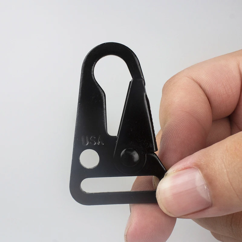 Outdoor tactical equipment nylon hardware buckle hawkbill hook belt hiking buckle backpack hook