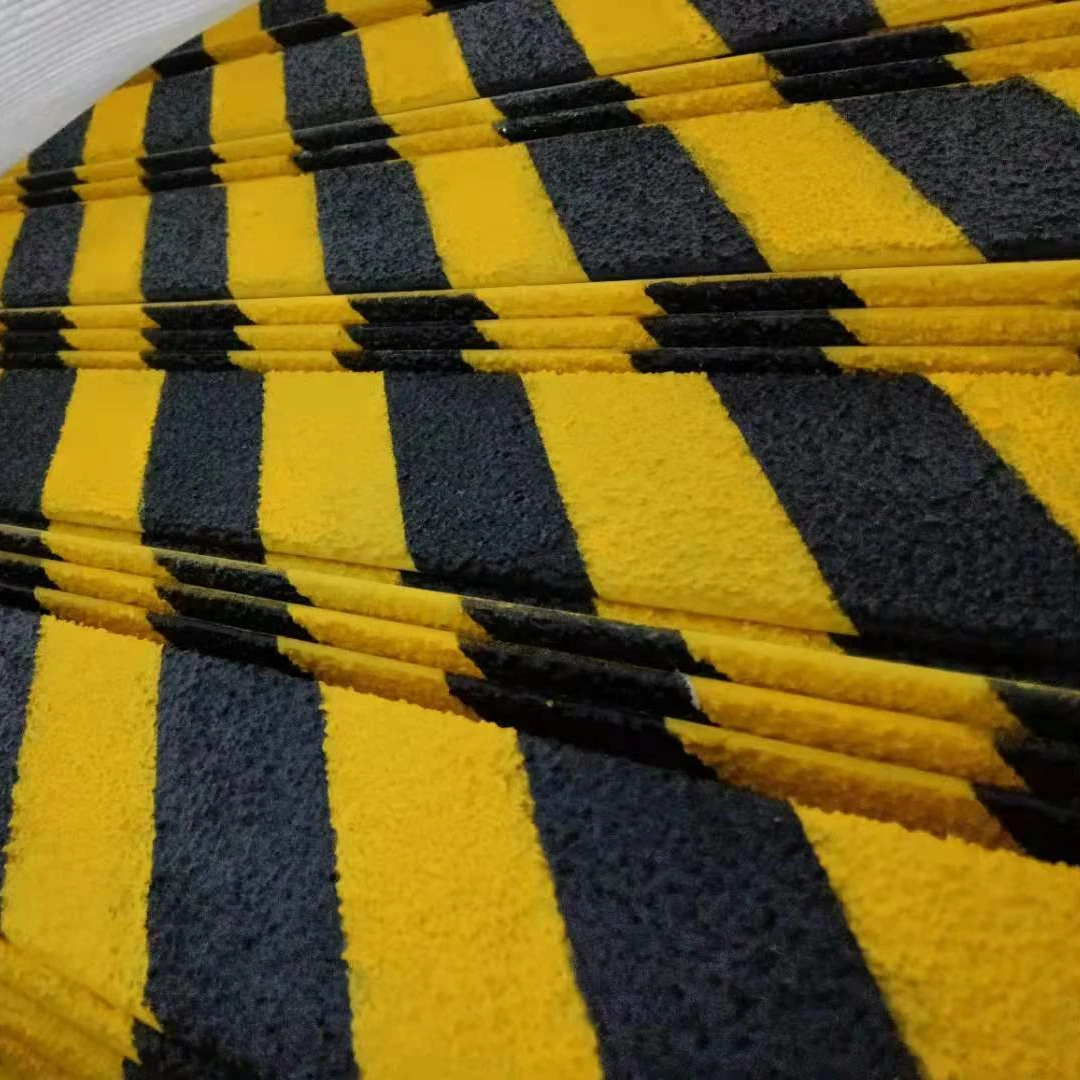 anti fire Anti slip yellow FRP nosing for stair