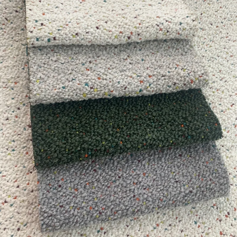 2023 new factory supplier home textile upholstery acrylic wool polyester line fabric for  for sofa