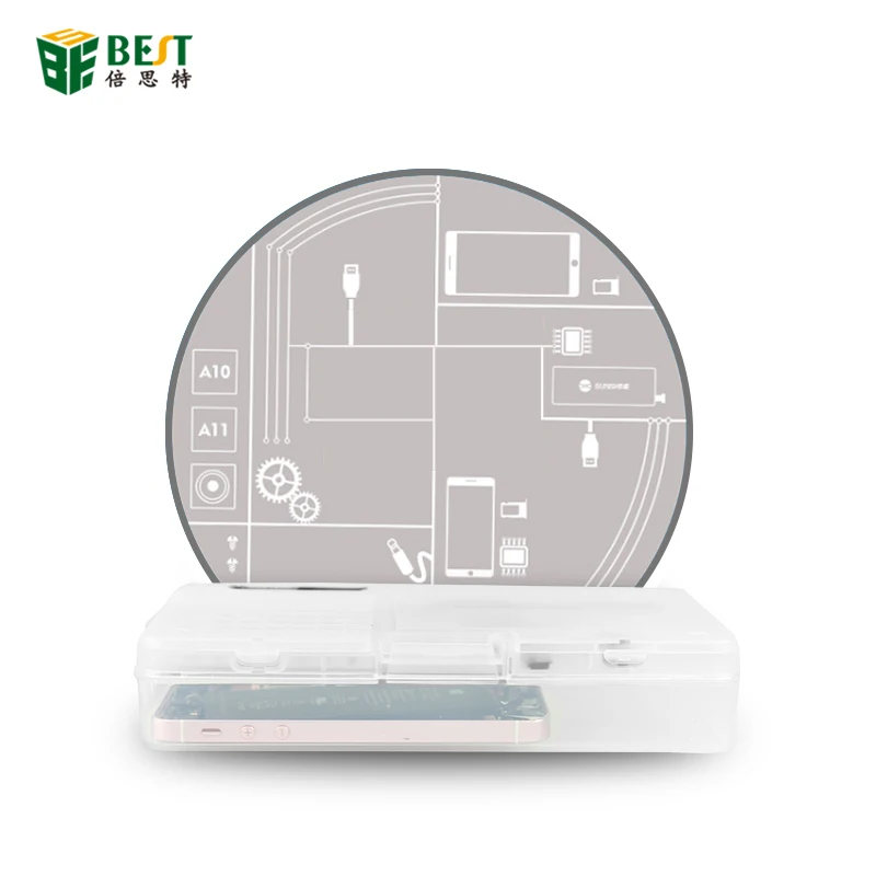 W203 Storage Box for iPhone LCD Screen Motherboard IC Chips Component Screws Organizer Container Repair Tools Mobile Phones