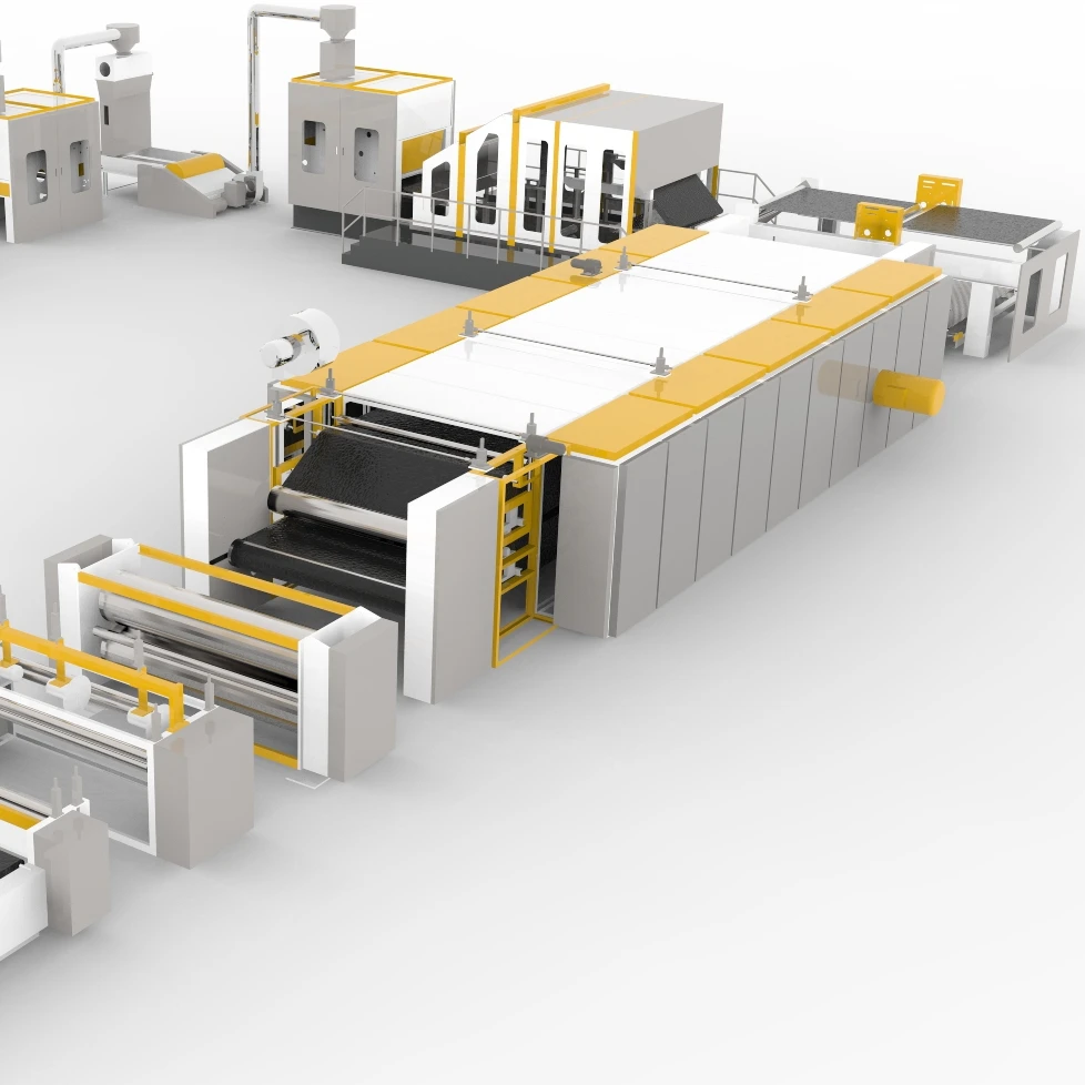 PET /PP /Coconut  Fibers  Soft /Hand Wadding Non woven Oven  Matters Nonwoven Making Machine