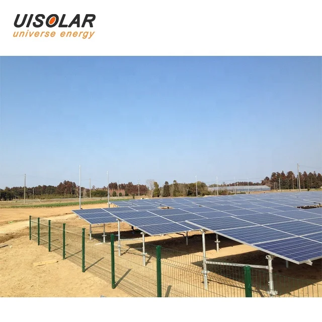 UISOLAR простая установка бетонный заземляющий винт протаранный столб PV-панель солнечных систем для наземных