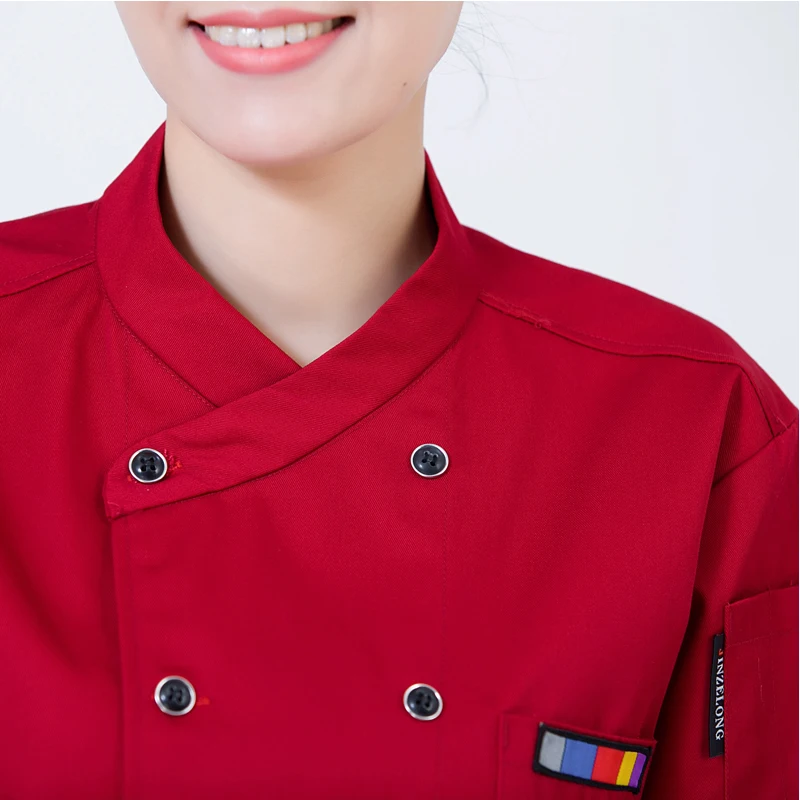Long / Short Sleeve Chef Uniform Factory Wholesale Chef Clothes Chef Coat Uniform