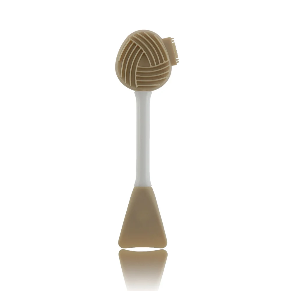 Silicone Facial Cleansing Brush Dual Head Mask Brushes Custom Logo Private Label