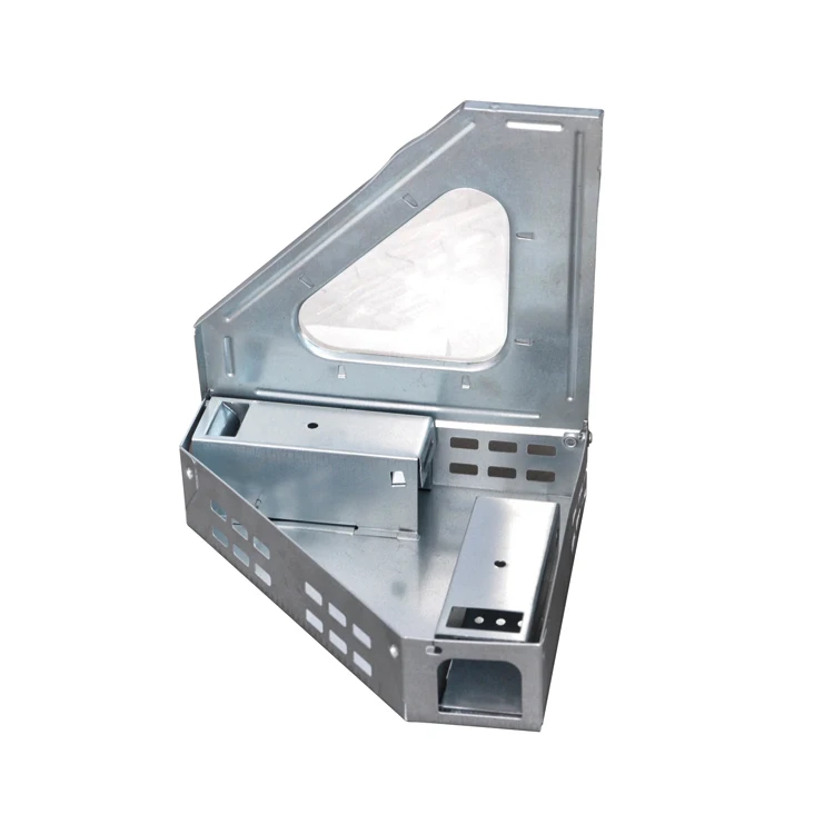 Live Mouse Trap Automatic Metal Silver Ant Farm Galvanized Sheet Indoor Electric Rodent Rat Mice Mouse Box Rodent T TRAPS 3008