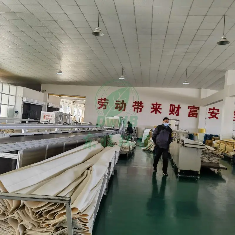 China industrial high filtration accuracy PET filter cloth size customized micron dust filter bag replacement