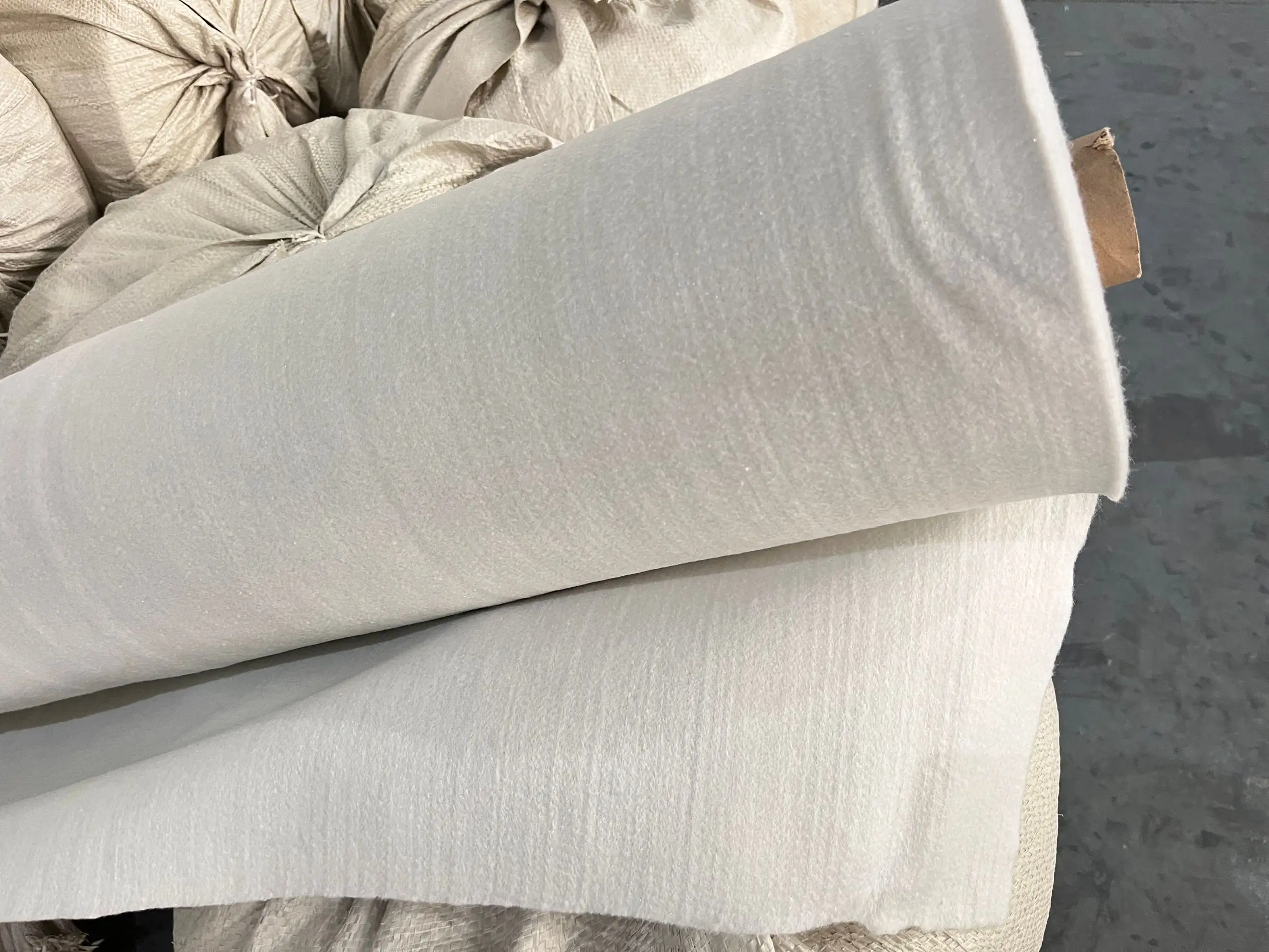 PET Short Fabric Non Woven Geotextile Fabric for Road Recycled