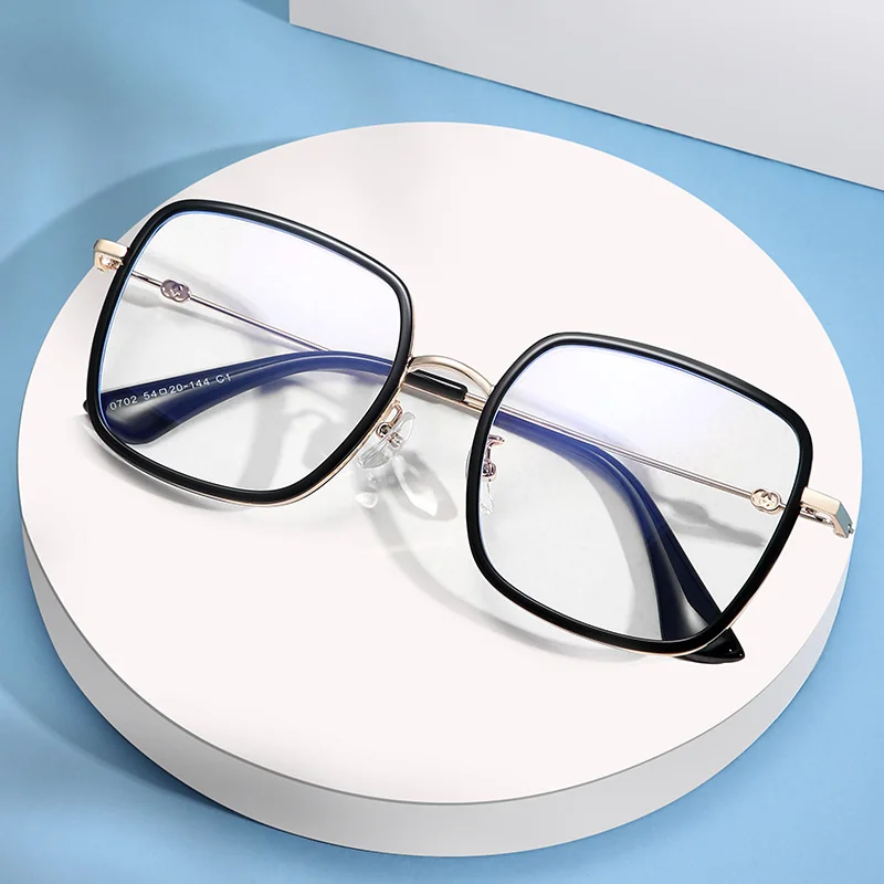 0702 Vintage Custom Logo Vintage High Quality Custom Blue Light Blocking Optical Eyeglasses Frames