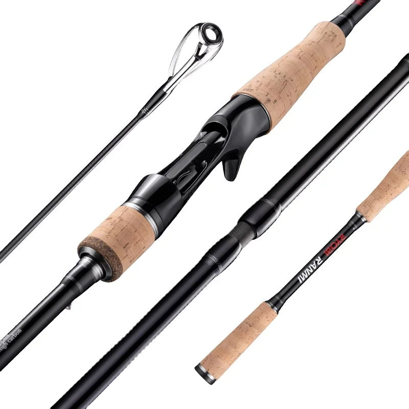 Hearken 1.98M-3.00M 3 Section Olta Trout Fishing Rod Carbon Fiber Spinning Rods Casting Fishing Rod For Fishing