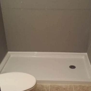 SEAWIN shower pan panel gray black neo angle 36 outdoor plastic portable for rv camper