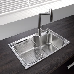 Manufacturer wholesale kitchen dishwashing dishwashing 304 stainless steel single slot 304 STAINLESS STEEL KITCHEN SINK oem sink