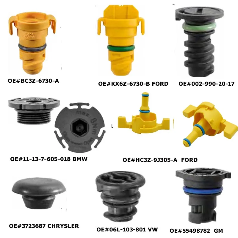 OE#HC3Z-9J305-A Filter housing  DRAIN PLUG SEALING WASHERS COPPER CRUSH SEALING RINGS OEM OIL DRAIN SUMP PLUG
