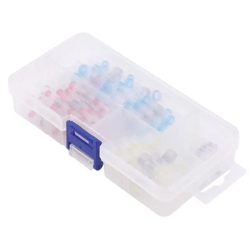 
100pcs Heat Shrink Butt Crimp Connector Waterproof Solder Seal Terminals Sleeve 