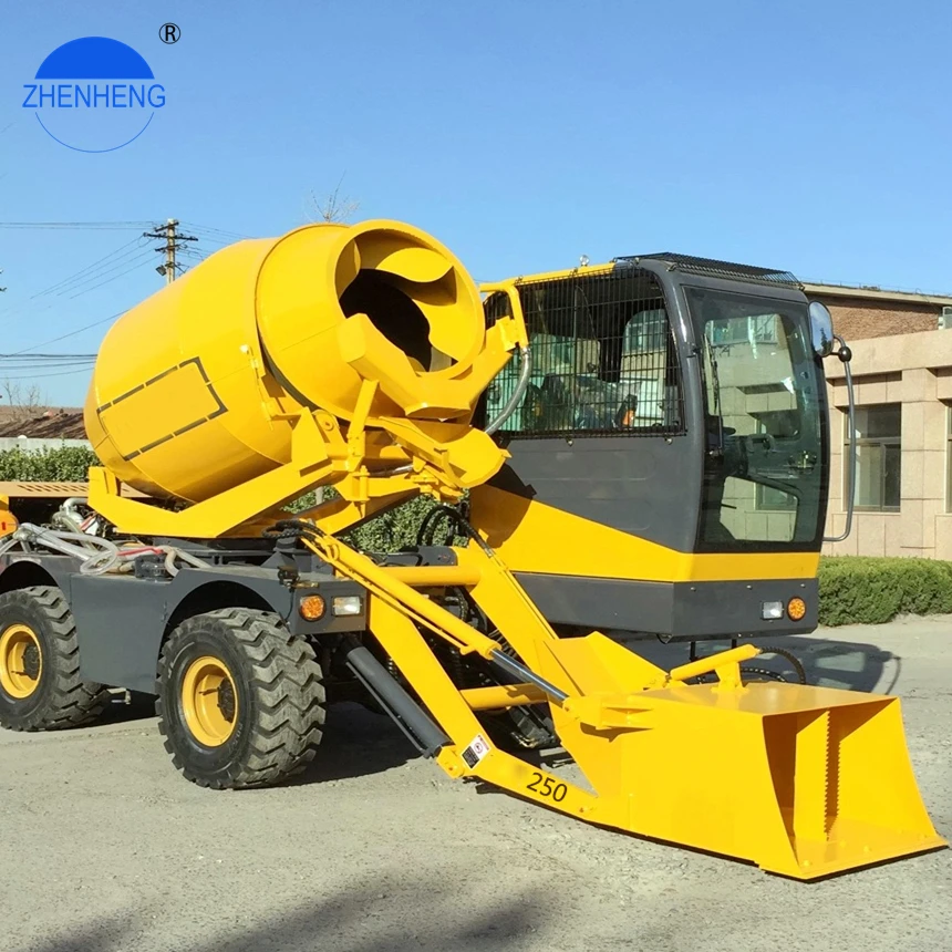 Factory Price Mobile Self Load Concrete  Truck Mixer Car