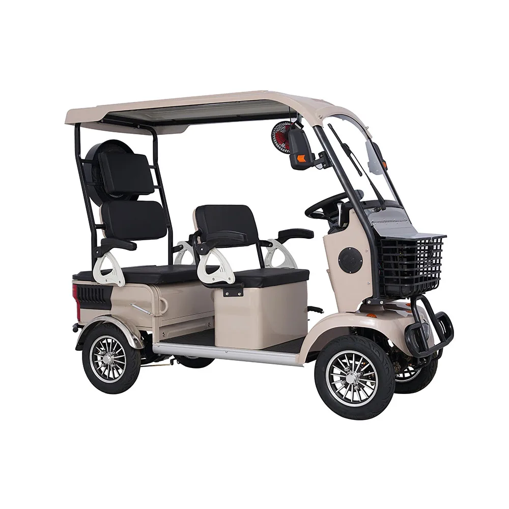 China Supplier Four Wheelers Electric Quadricycle 4x4 4 Person Electric Assist Quadricycle For Cargo