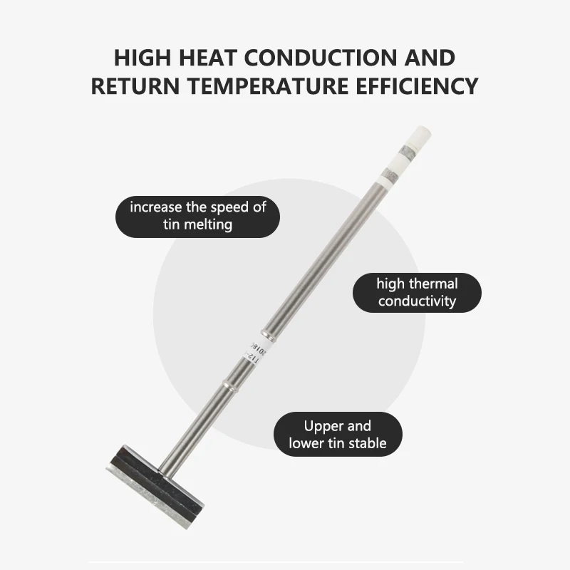 75W quick heat welding head with heating core integrated shovel T12 soldering head