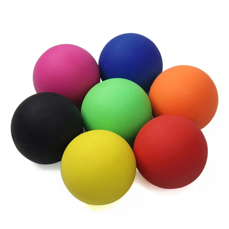 Wholesale High Quality Custom Logo Print Fitness Durable Therapy Soft Lacrosse Yoga Massage Ball