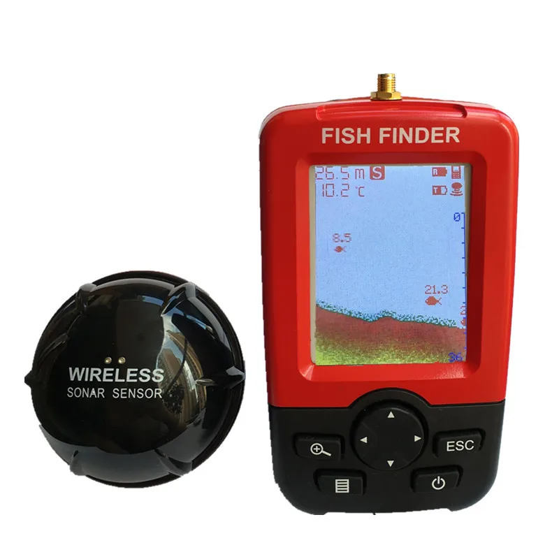 XJ-01 Handheld mini Wireless Sonar Sensor Fish Finder for fishing enthusiast or fisherman